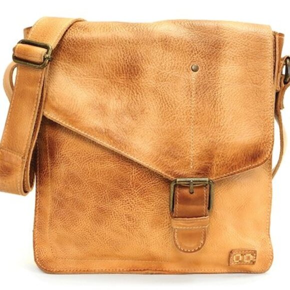 BED STU Tan Rustic VENICE BEACH Bag 10x9 - Picture 7 of 8